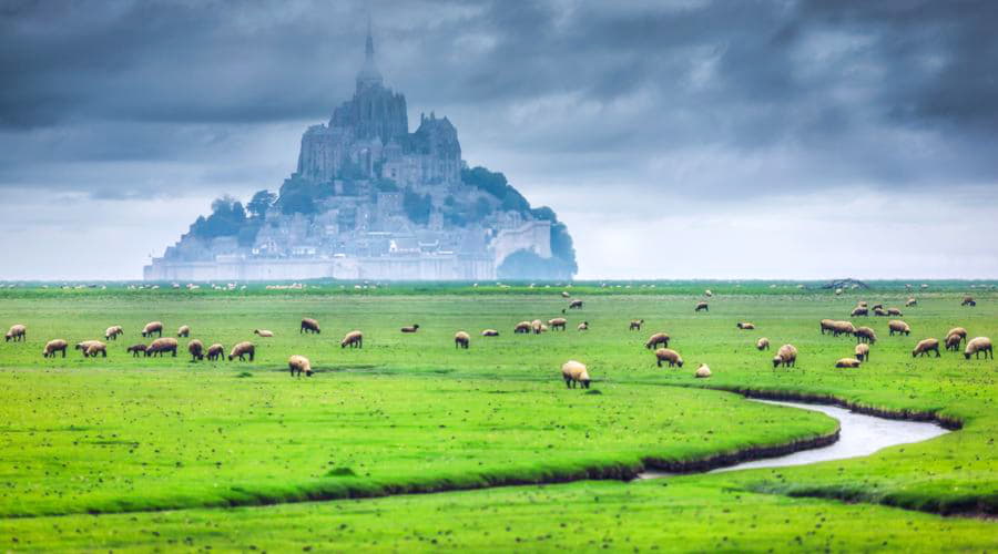 Nos services de location de voitures offrent une sélection diversifiée de véhicules au Mont-Saint-Michel.